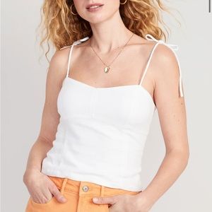 Old navy crop corset top NWT